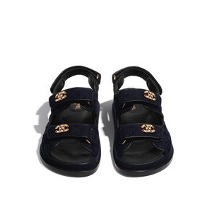 NIB CHANEL Dad Sandals (Gate No. 5)